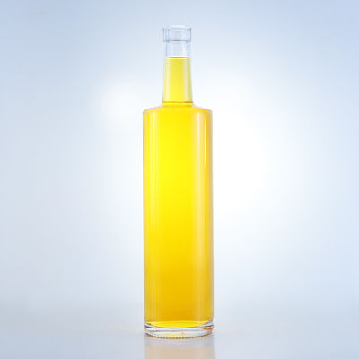 Конфигурация логотипа Тип уплотнения Корковая стеклянная бутылка для виски Водка Текила Джин Ром
