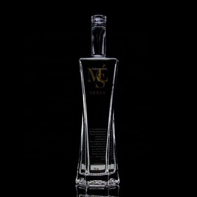 Уникальная бутылка из 750 мл квадратного стекла Super Flint Glass с пробкой для рома Водка Виски