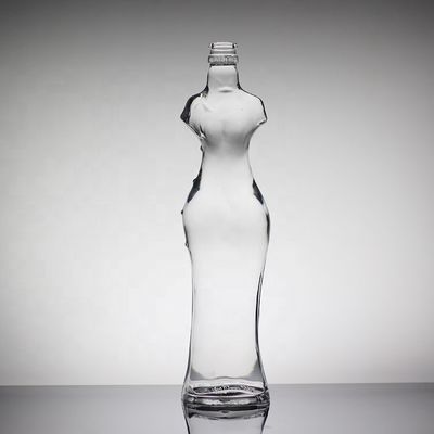 Красота женская стеклянная бутылка в индивидуальной форме для любителей вина и ценителей