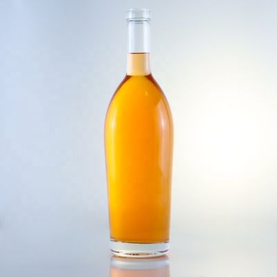 750мл бутылка из стекла для бренди или виски с уникальным дизайном и кислотной поверхностью