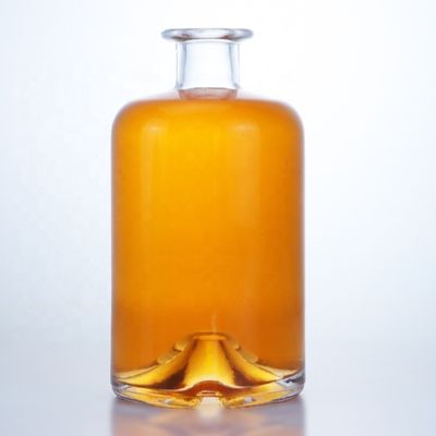 70cl 75cl на заказ дизайн прозрачные стеклянные бутылки для текилы водки виски в Шаньдун