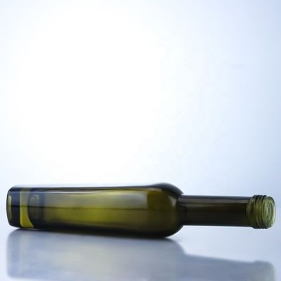 375 мл темно-зеленых стеклянных бутылок с оливковым маслом кислотный рез поверхности обработки и высокого цвета