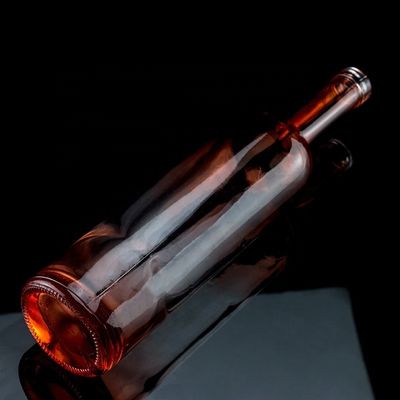 Покрытие Красный цвет 750 мл стеклянная бутылка текилы с уникальным дизайном и пробкой