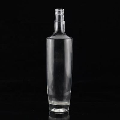 Скрубная крышка уплотнительный тип плоская плечевая стеклянная бутылка для класса мексиканской текилы Ликерное вино