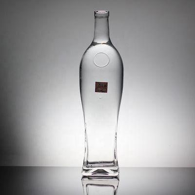 Уникальная женская стеклянная бутылка для водки с декалом и разнообразным выбором емкости