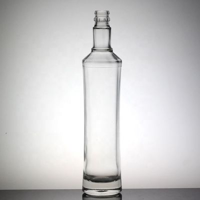 Витриновая печать Отличительная высокая тонкая бутылка Длинная стеклянная бутылка водки 500 мл 750 мл