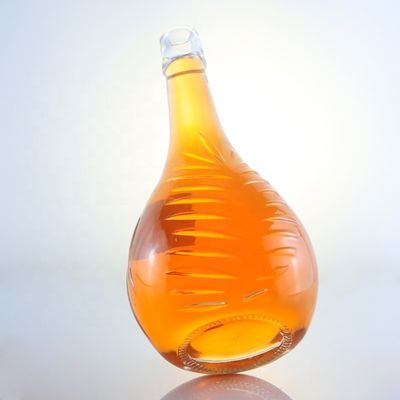 Шампанское 1 л стеклянные бутылки с декальной печатью экрана и пробкой уплотнения