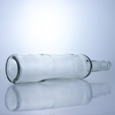 600ml 750ml 1000ml Круглое, пустое, длинное стеклянное бутылочко для джина, рома и бренди
