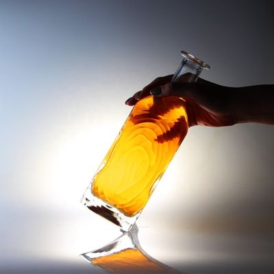 Прозрачные стеклянные миниатюрные винные бутылки с пробкой 75cl стеклянные бутылки