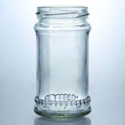 Уникальный дизайн 100ml 300ml 500ml Country Honey Glass Jar с крышкой Прозрачные стеклянные изделия