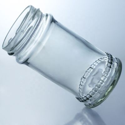 Уникальный дизайн 100ml 300ml 500ml Country Honey Glass Jar с крышкой Прозрачные стеклянные изделия