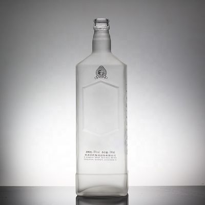 Стеклянная бутылка 50cl горячее штампование Вино керамический стиль бутылка для напитков 700 мл