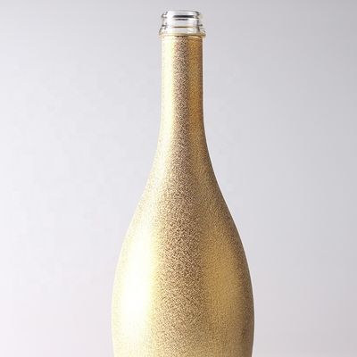 Чистая или индивидуальная бутылка 750 мл тактуального шампанского 75cl пустая бутылка из стекла для живописи