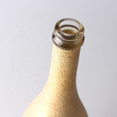 Чистая или индивидуальная бутылка 750 мл тактуального шампанского 75cl пустая бутылка из стекла для живописи