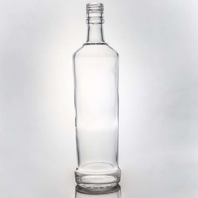 Классическая круглая стеклянная бутылка с индивидуальным логотипом и пробкой