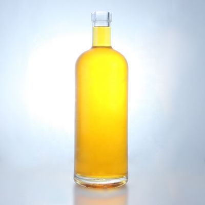 Стеклянный основной материал винтовая крышка уплотнительный тип бутылка для виски водка текила джин ром