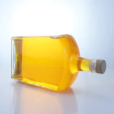 Супер Флинт Стекло Плоское Квадратное Ром Водка Виски Текила Джин Бутылка с Продуктом Корка