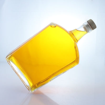 Супер Флинт Стекло Плоское Квадратное Ром Водка Виски Текила Джин Бутылка с Продуктом Корка
