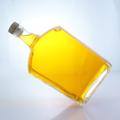 Супер Флинт Стекло Плоское Квадратное Ром Водка Виски Текила Джин Бутылка с Продуктом Корка