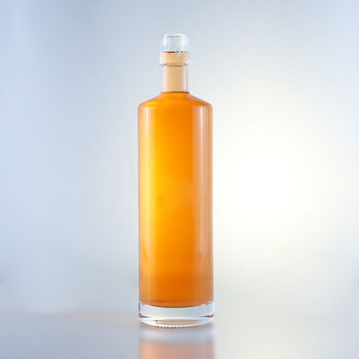 Уникальная стеклянная бутылка для шампанского, джина, рома, коньяка, виски в супер-кристаллическом материале