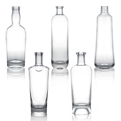 Super Flint Glass 700ml 750ml Ром Водка Виски Текила Джин Стеклянная бутылка с крышкой