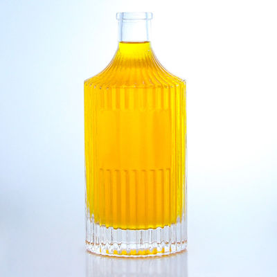 Стеклянная бутылка для рома, водки, виски, текилы, джина