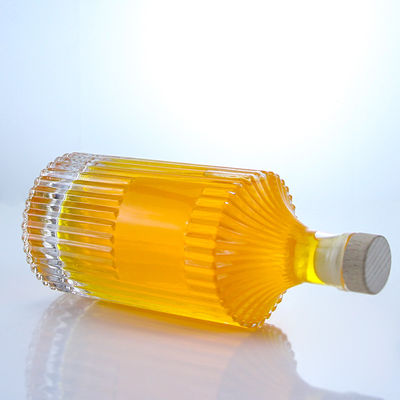 Стеклянная бутылка для рома, водки, виски, текилы, джина