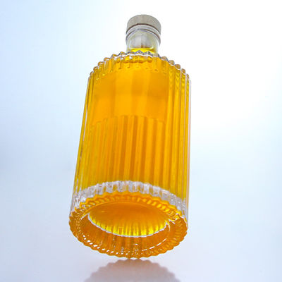 Стеклянная бутылка для рома, водки, виски, текилы, джина