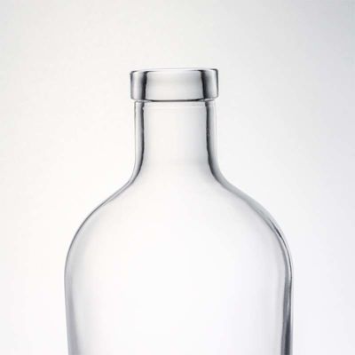 Шрубовая крышка 750ml 1000ml прозрачный кремний джин ром шампанский спирт стеклянная бутылка с деревянной пробкой