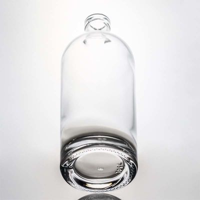 Шрубовая крышка 750ml 1000ml прозрачный кремний джин ром шампанский спирт стеклянная бутылка с деревянной пробкой