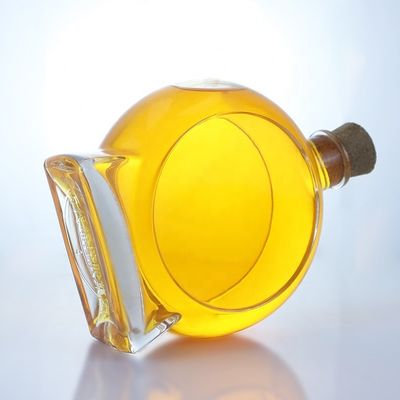 Толстая корковая бутылка с уплотнительным покрытием для джина, виски, рома, текилы и бренди