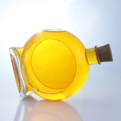 Толстая корковая бутылка с уплотнительным покрытием для джина, виски, рома, текилы и бренди