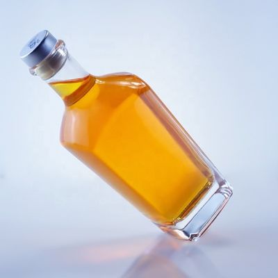 750 мл прозрачная лакированная бутылка из стекла для уникального жидкого виски водка ром текила