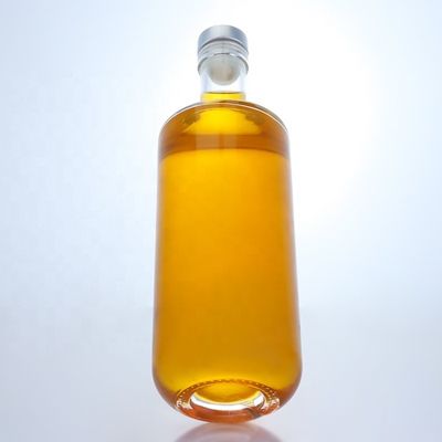 Прозрачная стеклянная бутылка с пробкой для виски, водки, текилы, джина и рома 500 мл/700 мл