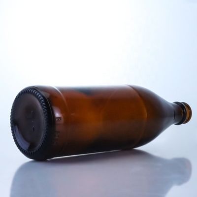 Скрипка пиво пустые стеклянные бутылки с коронованными крышками 700 мл 750 мл креативные маленькие янтарные бутылки
