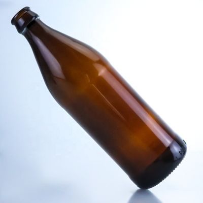 Скрипка пиво пустые стеклянные бутылки с коронованными крышками 700 мл 750 мл креативные маленькие янтарные бутылки