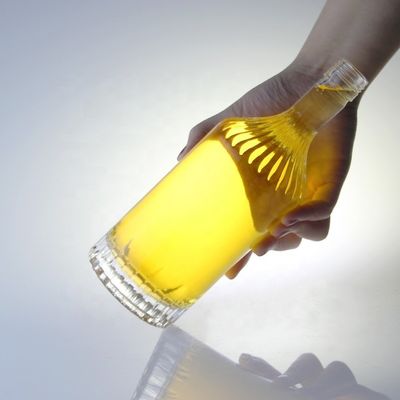 Стеклянная бутылка с винтовой крышкой для виски, водки, шампанского, текилы, джина, рома 750 мл, 1000 мл, прозрачная