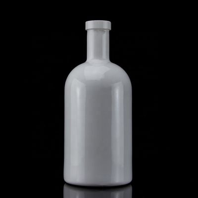 Глобальная классическая круглая форма 70cl 75cl стеклянная бутылка для ликера с индивидуальным логотипом