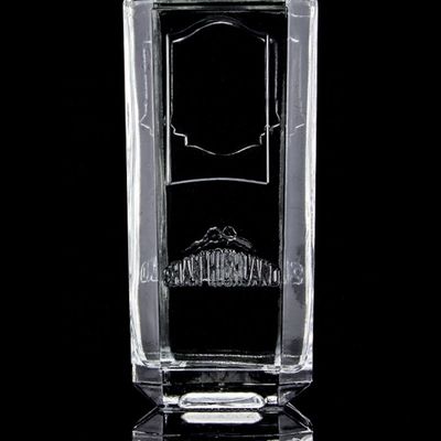 750 мл 75cl Super Flint Square Embossed Glass Flask с винтовой крышкой Ром Водка Виски