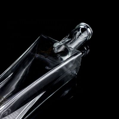 Уникальная бутылка из 750 мл квадратного стекла Super Flint Glass с пробкой для рома Водка Виски