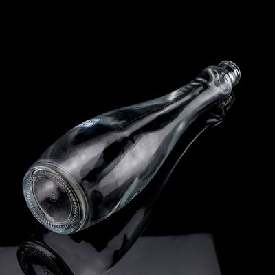 750 мл 75cl Super Flint Teardrop в форме рома водка виски стеклянная бутылка со стеклянным воротником