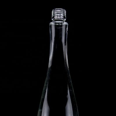 750 мл 75cl Super Flint Teardrop в форме рома водка виски стеклянная бутылка со стеклянным воротником