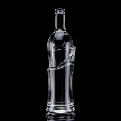 750 мл Super Flint Round Glass Flask с винтовой крышкой для ВОДКА