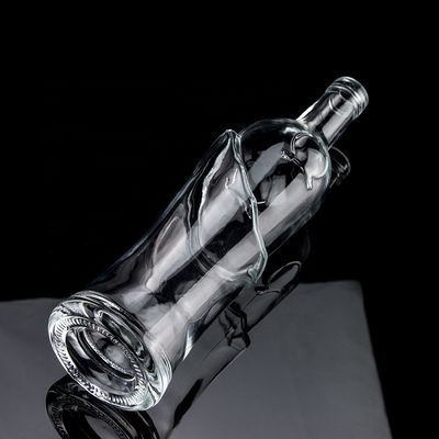 750 мл Super Flint Round Glass Flask с винтовой крышкой для ВОДКА