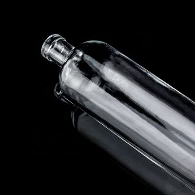 Конфигурация 750 мл толстый дно прямой формы стеклянной бутылки для Super Flint Liquor